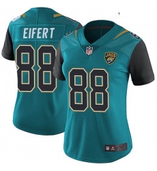 Women Nike Jaguars 88 Tyler Eifert Vapor Untouchable Limited Jersey Teal