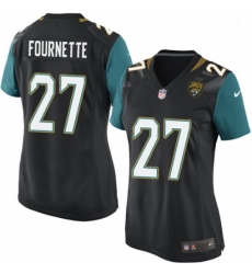 Womens Nike Jacksonville Jaguars 27 Leonard Fournette Game Black Alternate NFL Jersey