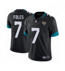 Youth Jacksonville Jaguars 7 Nick Foles Black Team Color Vapor Untouchable Limited Player Football Jersey