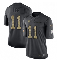 Youth Nike Jacksonville Jaguars 11 Marqise Lee Limited Black 2016 Salute to Service NFL Jersey