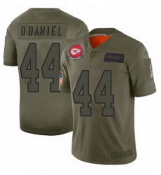 Womens Kansas City Chiefs 44 Dorian ODaniel Limited Camo 2019 Salute to Service Football Jersey