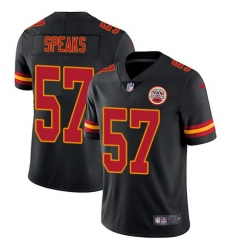 Nike Chiefs #57 Breeland Speaks Black Youth Stitched NFL Limited Rush Jersey