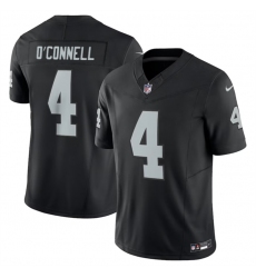 Men Las Vegas Raiders 4 Aidan O 27Connell Black 2023 F U S E Vapor Untouchable Stitched Football Jersey