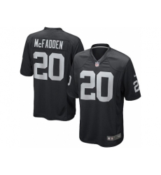 Nike Oakland Raiders 20 Darren McFadden Black Game NFL Jersey