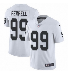 Nike Raiders 99 Clelin Ferrell White Men Stitched NFL Vapor Untouchable Limited Jersey