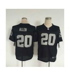 nike nfl jerseys oakland raiders 20 allen black[Elite][allen]