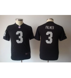 Youth Nike Oakland Raiders 3# Carson Palmer Black Jerseys