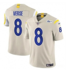 Men Los Angeles Rams 8 Jared Verse Bone 2024 Draft Vapor Untouchable Stitched Football Jersey