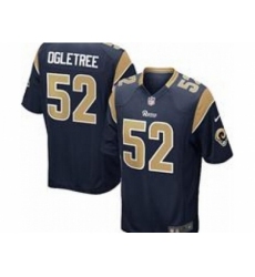 Nike St. Louis Rams 52 Alec Ogletree Blue Game NFL Jersey