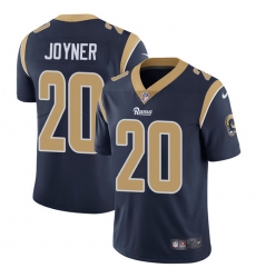 Youth Nike Rams #20 Lamarcus Joyner Navy Blue Team Color Stitched NFL Vapor Untouchable Limited Jersey