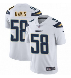 Chargers 58 Thomas Davis White Vapor Untouchable Limited Jesrey