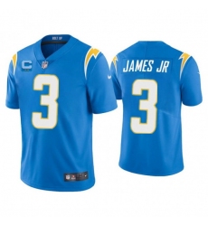 Men Los Angeles Chargers 2022 #3 Derwin James Jr. Blue With 2-star C Patch Vapor Untouchable Limited Stitched Jersey