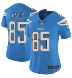 Womens Nike Los Angeles Chargers 85 Antonio Gates Elite Electric Blue Alternate NFL Jersey