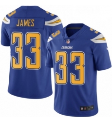 Youth Nike Los Angeles Chargers 33 Derwin James Limited Electric Blue Rush Vapor Untouchable NFL Jersey