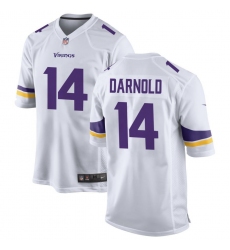 Men Minnesota Vikings  14 Sam Darnold White Vapor Untouchable Limited Stitched Jersey