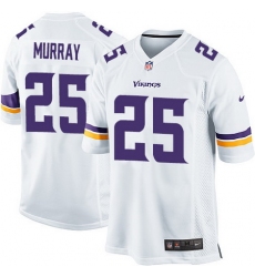 Nike Vikings #25 Latavius Murray White Youth Stitched NFL Elite Jersey