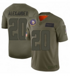 Youth Minnesota Vikings 20 Mackensie Alexander Limited Camo 2019 Salute to Service Football Jersey