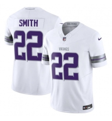 Youth Minnesota Vikings 22 Harrison Smith White F U S E  Winter Warrior Limited Stitched Jersey