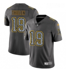 Youth Nike Minnesota Vikings 19 Adam Thielen Gray Static Vapor Untouchable Limited NFL Jersey