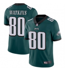 Men Nike Philadelphia Eagles Quez Watkins #80 Green Vapor Limited Jersey