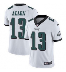 Men Philadelphia Eagles 13 Devon Allen White Vapor Untouchable Limited Stitched Jersey