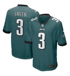 Men Philadelphia Eagles 3 Nolan Smith Green Stitched Game Jersey