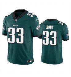 Men Philadelphia Eagles 33 Bradley Roby Green 2023 F U S E  Vapor Untouchable Limited Stitched Football Jersey