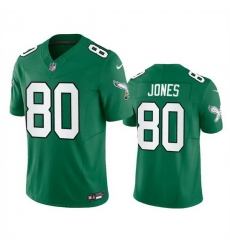 Men Philadelphia Eagles 80 Julio Jones Green 2023 F U S E  Throwback Vapor Untouchable Limited Stitched Football Jersey