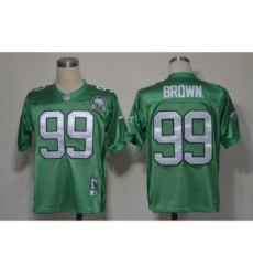 NFL Jerseys Philadelphia Eagle 99 Jerome Brown Throwback Green