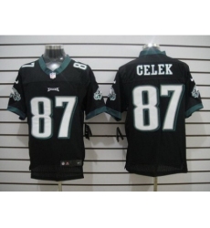 Nike Philadelphia Eagles 87 Brent Celek black Elite NFL Jersey