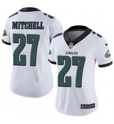 Women Philadelphia Eagles Quinyon Mitchell #27 White F U S E Stitched NFL Jersey