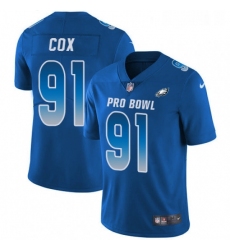 Womens Nike Philadelphia Eagles 91 Fletcher Cox Limited Royal Blue 2018 Pro Bowl NFL Jersey