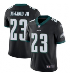 Nike Eagles #23 Rodney McLeod Jr Black Alternate Youth Stitched NFL Vapor Untouchable Limited Jersey