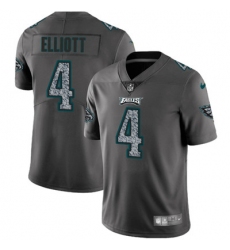 Youth Nike Eagles #4 Jake Elliott Gray Static NFL Vapor Untouchable Game Jersey