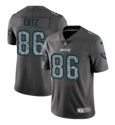 Youth Nike Eagles #86 Zach Ertz Gray Static NFL Vapor Untouchable Game Jersey