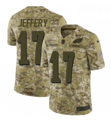 Youth Nike Philadelphia Eagles 17 Alshon Jeffery Limited Camo 2018 Salute to Service NFL Jersey