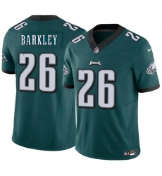 Youth Philadelphia Eagles 26 Saquon Barkley Green 2023 F U S E Vapor Untouchable Limited Stitched Football Jersey