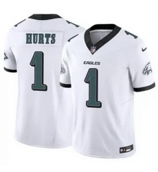 Youth Philadelphia Eagles Jalen Hurts 1 White F U S E Stitched NFL Jersey