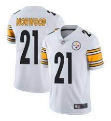 Men Pittsburgh Steelers 21 Norwood White Vapor Untouchable Limited Stitched J