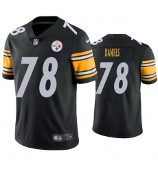 Men Pittsburgh Steelers 78 James Daniels Black Vapor Untouchable Limited Stitched jersey