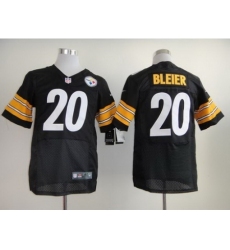 Nike Pittsburgh Steelers 20 Rocky Bleier Black Elite NFL Jersey