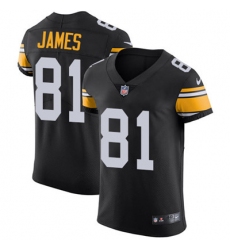 Nike Steelers #81 Jesse James Black Alternate Mens Stitched NFL Vapor Untouchable Elite Jersey