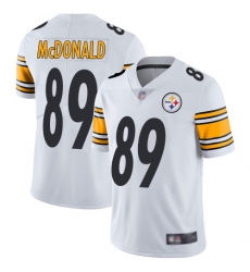 Steelers 89 Vance McDonald White Men Stitched Football Vapor Untouchable Limited Jersey 