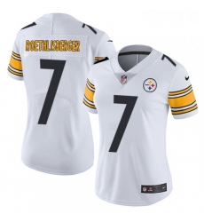 Womens Nike Pittsburgh Steelers 7 Ben Roethlisberger Elite White NFL Jersey