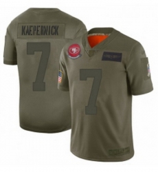 Men San Francisco 49ers 7 Colin Kaepernick Limited Camo 2019 Salute to Service Football Jersey