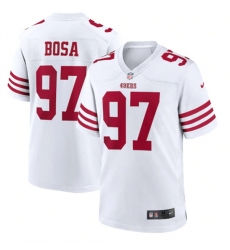 Men San Francisco 49ers 97 Nike Bosa 2022 New White Stitched Game Jersey