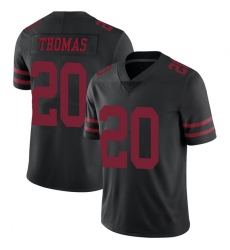 Men Sanfrancisco 49ers #20 Ambry Thomas Black Vapor Limited Jersey