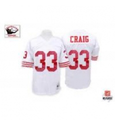 Mitchell and Ness San Francisco 49ers 33 Roger Craig White Jersey