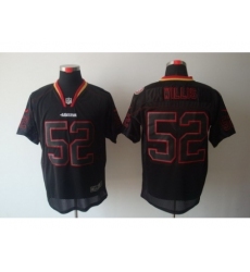 Nike San Francisco 49ers 52 Patrick Willis Black Elite Lights Out NFL Jersey