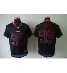 Nike San Francisco 49ers 99 Aldon Smith Black Elite Lights Out NFL Jersey